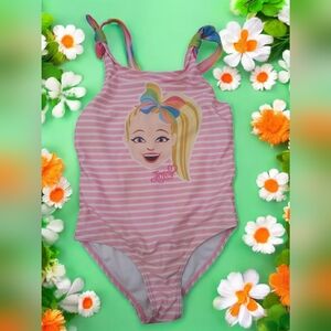 *0408 Nickoledon JoJo Siwa Swimsuit Girls 6 / 6X